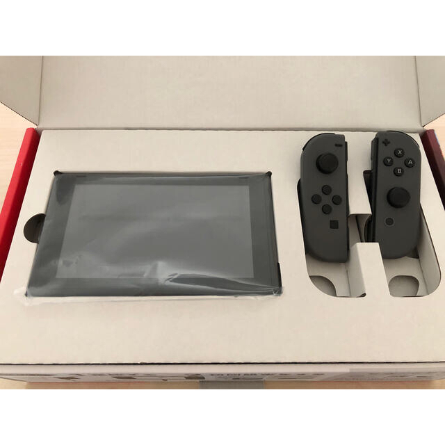 Nintendo Switch(ニンテンドースイッチ)のNintendo Switch Joy-Con(L)/(R) グレー エンタメ/ホビーのゲームソフト/ゲーム機本体(家庭用ゲーム機本体)の商品写真