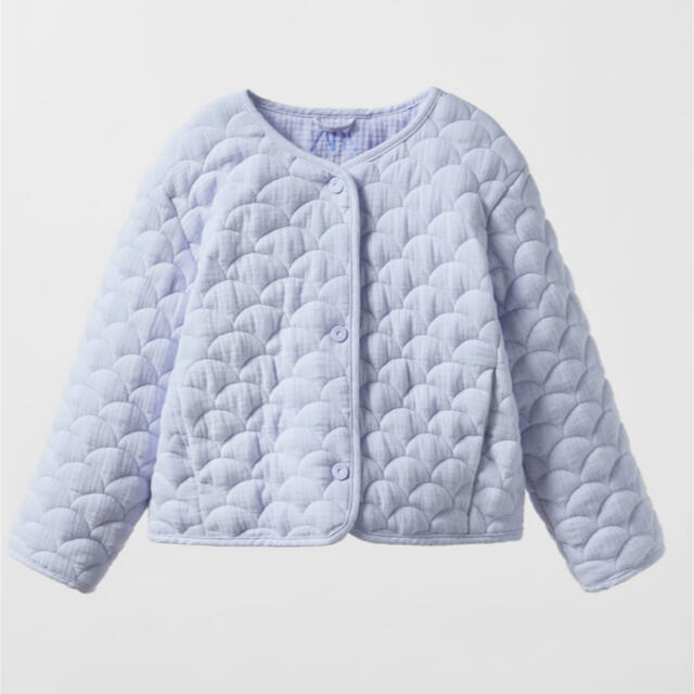 テクスチャー　キルティング　ジャケット　ZARA ザラ  波柄　海　可愛い　上品キッズ服女の子用(90cm~)