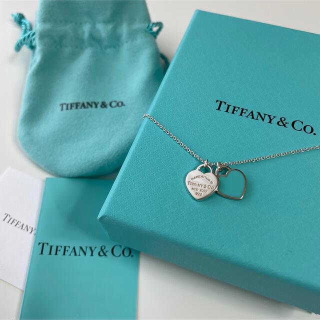 TIFFANY ティファニー リターントゥ ミニダブルハート タグ ネックレス