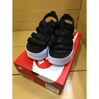 ナイキ(NIKE)のW NIKE ICON CLASSIC SANDAL 26cm ブラック(サンダル)