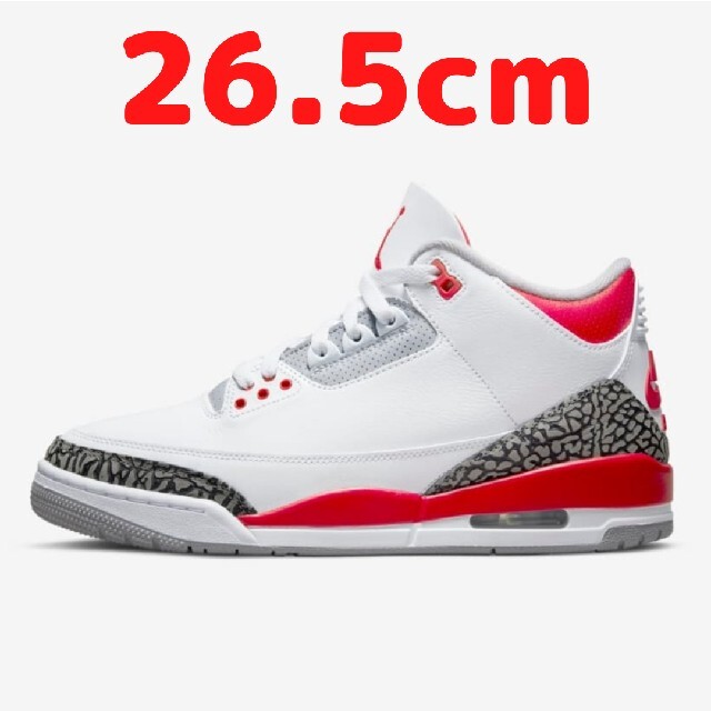 【値下げ】Nike Air Jordan3 OG "Fire Red" 2022ナイキ