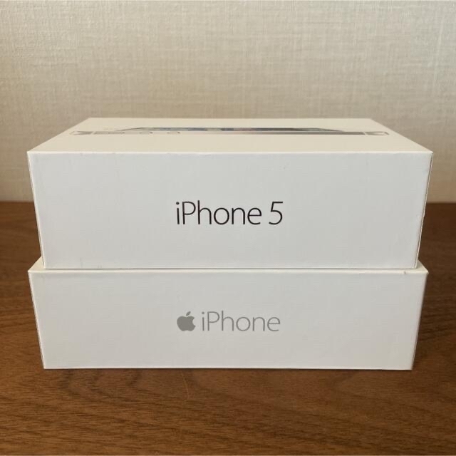 iPhone(アイフォーン)のiPhone5 iPhone6 箱　箱のみ本体は付属しません！ スマホ/家電/カメラのスマートフォン/携帯電話(その他)の商品写真