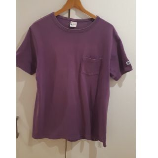 チャンピオン(Champion)のTシャツ　チャンピオン　メンズ　Lサイズ　パープル(Tシャツ/カットソー(半袖/袖なし))