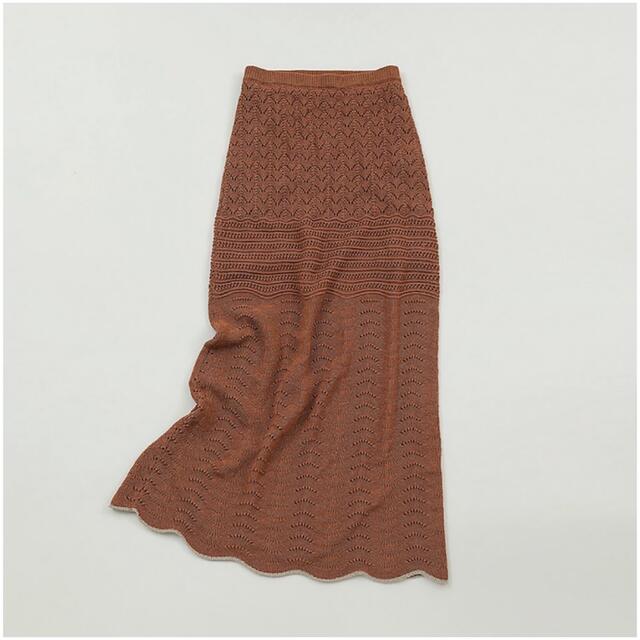 タグ表記38サイズ素材Lacy Knit SK レーシーニットスカート/todayful