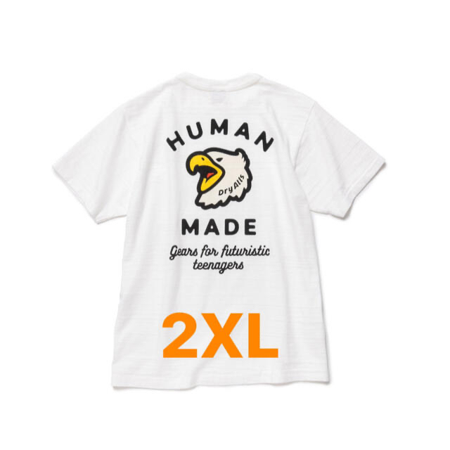 HUMAN MADE(ヒューマンメイド)のhumanmade POCKET T-SHIRT #1 white 2XL メンズのトップス(Tシャツ/カットソー(半袖/袖なし))の商品写真