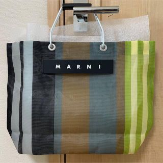 Marni - MARNI FLOWER CAFE ストライプバッグ ソフトベージュの通販 by
