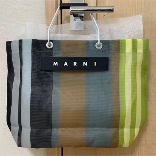 Marni - MARNI FLOWER CAFE ストライプバッグ ソフトベージュの通販 by ...