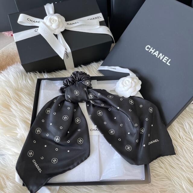 宅送] CHANEL シャネル シュシュ スカーフ 新品2022AW/プレ最新作