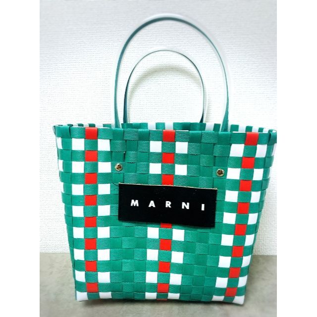 値下げ済!MARNI マルニ ピクニックバッグ 人気のグリーン porteirinha