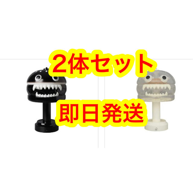 UNDERCOVER - UNDERCOVER HAMBURGER LAMP CLEAR／BLACK
