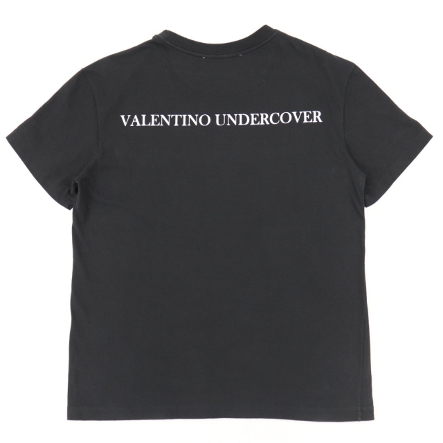 VALENTINO(ヴァレンティノ)の美品 ヴァレンチノ ×アンダーカバー 19年製 プリント 半袖Ｔシャツ メンズ 黒 XXS カットソー undercover Valentino メンズのトップス(Tシャツ/カットソー(半袖/袖なし))の商品写真