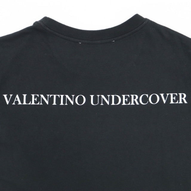 VALENTINO(ヴァレンティノ)の美品 ヴァレンチノ ×アンダーカバー 19年製 プリント 半袖Ｔシャツ メンズ 黒 XXS カットソー undercover Valentino メンズのトップス(Tシャツ/カットソー(半袖/袖なし))の商品写真