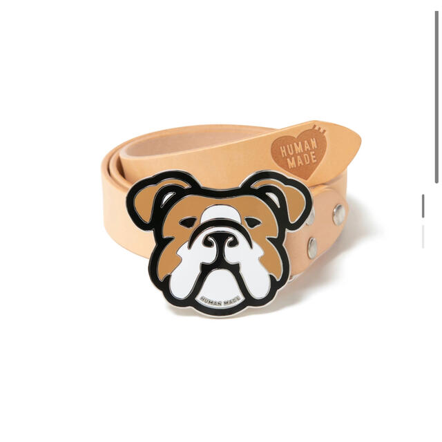 HUMAN MADE  BULLDOG LEATHER BELT  Lサイズ