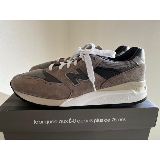 美品！箱、タグ付！NEW BALANCE M998BLA 990 992 993靴/シューズ