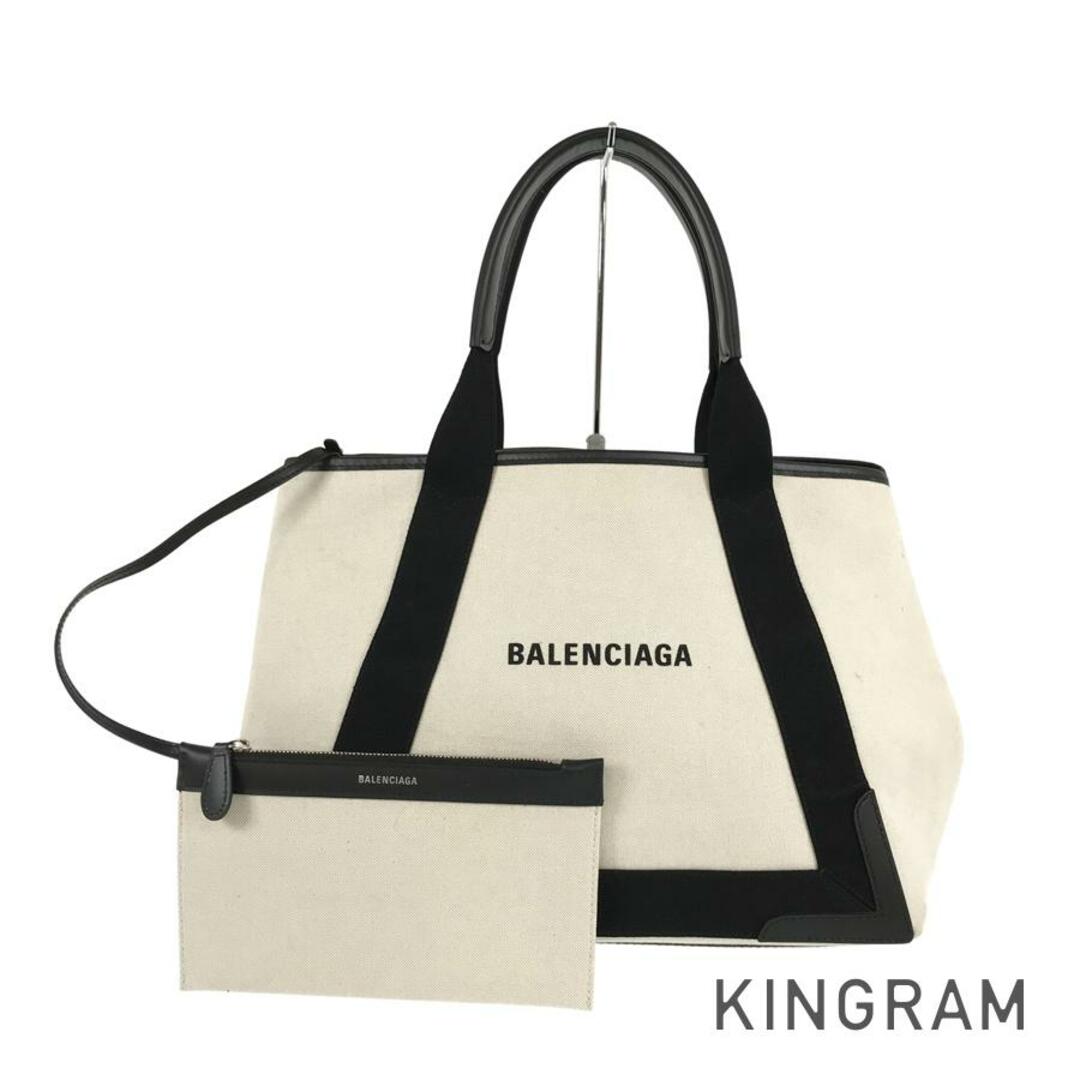 数量限定価格!! Balenciaga レディース・トートバッグ ネイビーカバスM