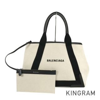Balenciaga - バレンシアガ ネイビーカバスM トートバッグの通販|ラクマ