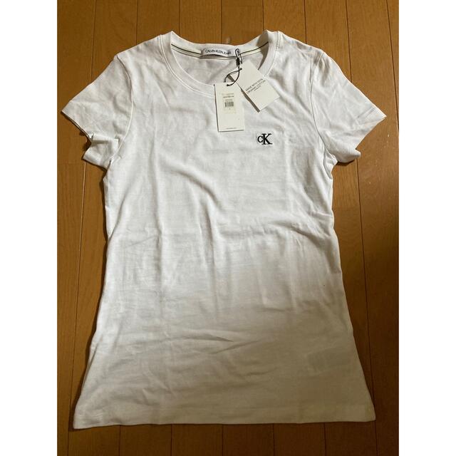 Calvin Klein(カルバンクライン)のCalvin Klein カルバンクライン ロゴ入りTシャツ レディースのトップス(Tシャツ(半袖/袖なし))の商品写真