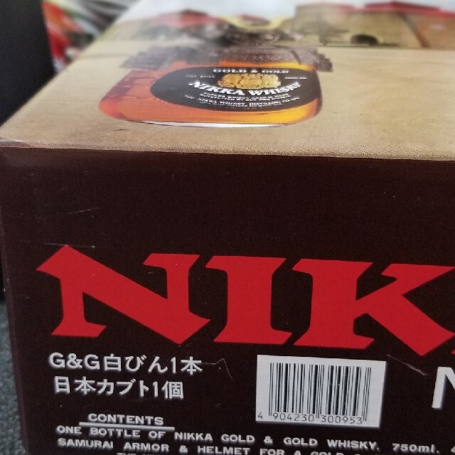 ウイスキー ニッカウヰスキーGGカブトモデル 激安購入 ニッカウイスキー NIKKA WHISKY GG 兜 新品箱付き