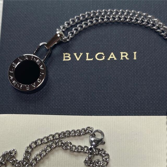 【新品正規品】BVLGARI ペンダント チャーム +チェーン 革紐 ネックレス