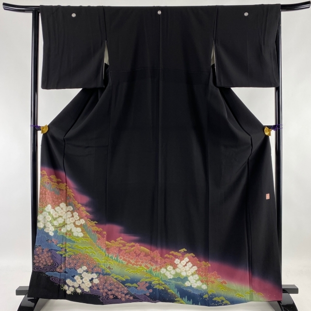 黒留袖 美品 名品 165.5cm 65.5cm 正絹