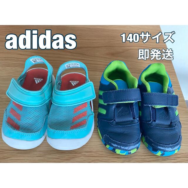 adidas(アディダス)の2点 Adidas アディダス 14cm スニーカーサンダル 子供 キッズ キッズ/ベビー/マタニティのベビー靴/シューズ(~14cm)(スニーカー)の商品写真
