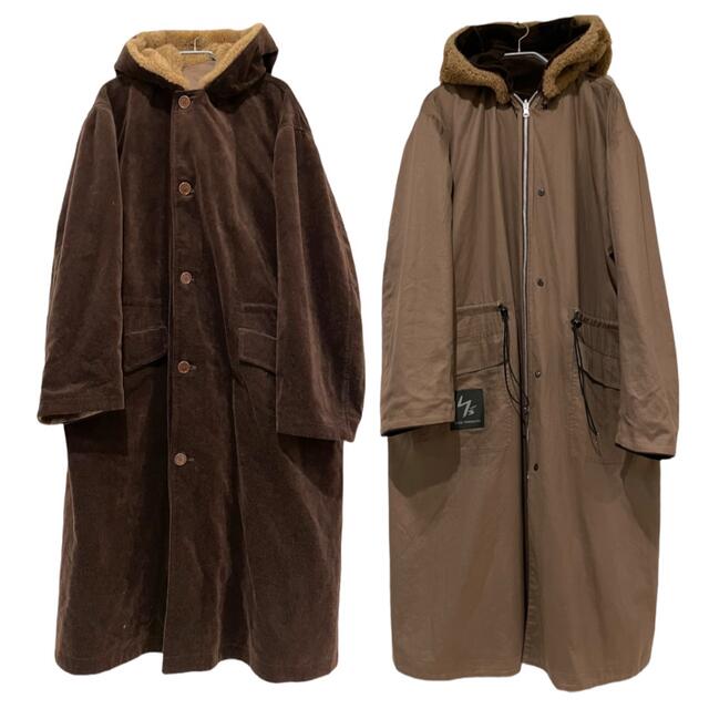 Yohji Yamamoto(ヨウジヤマモト)の  ヨウジヤマモト ムートンフードコート 【2001】 メンズのジャケット/アウター(その他)の商品写真