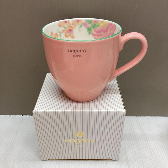 ungaro   マグカップ　ピンク　花柄 ウンガロ インテリア/住まい/日用品のキッチン/食器(グラス/カップ)の商品写真