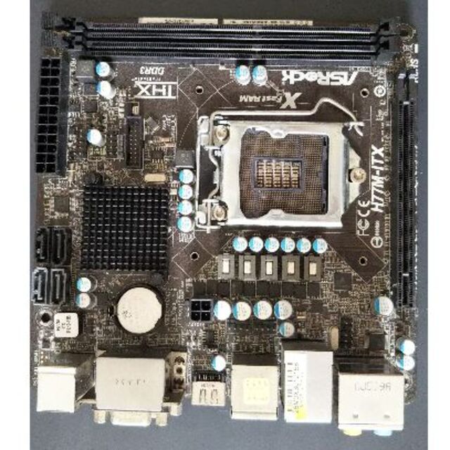 ASRock H77M-ITX ジャンク マザーボード LGA1150 スマホ/家電/カメラのPC/タブレット(PCパーツ)の商品写真