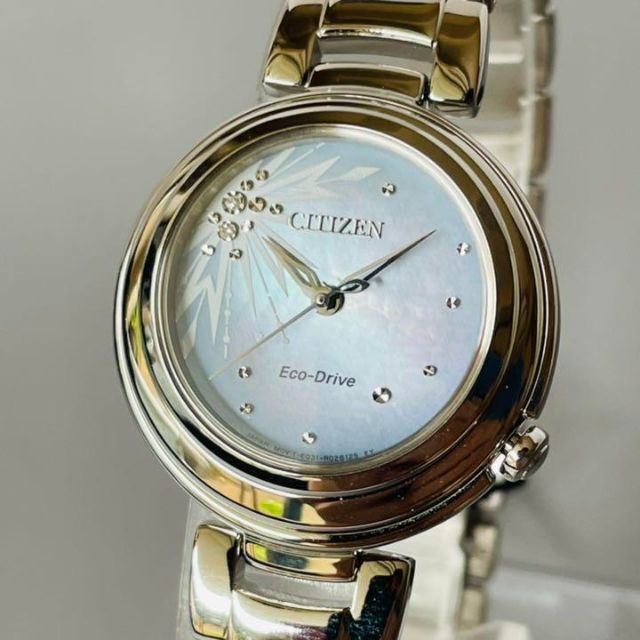 CITIZEN(シチズン)の【再入荷】CITIZEN/エコドライブ/女性腕時計/ディズニー/エルサモデル レディースのファッション小物(腕時計)の商品写真