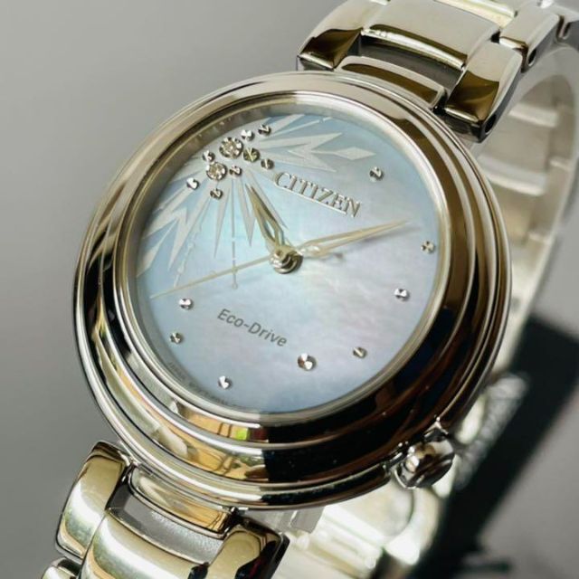 CITIZEN(シチズン)の【再入荷】CITIZEN/エコドライブ/女性腕時計/ディズニー/エルサモデル レディースのファッション小物(腕時計)の商品写真