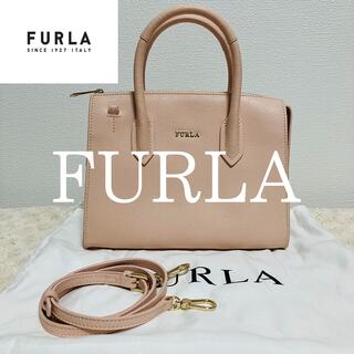 フルラ(Furla)の【美品】FURLA フルラ ハンドバッグ ショルダーバッグ 2way ピンク(ショルダーバッグ)