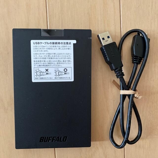 外付けSSD 480GB BUFFALO PS4/PS5 1