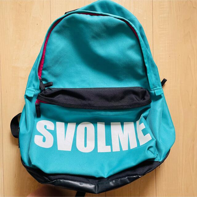 スボルメ svolme ビッグロゴポケット リュック エメラルドグリーン スポーツ/アウトドアのサッカー/フットサル(その他)の商品写真