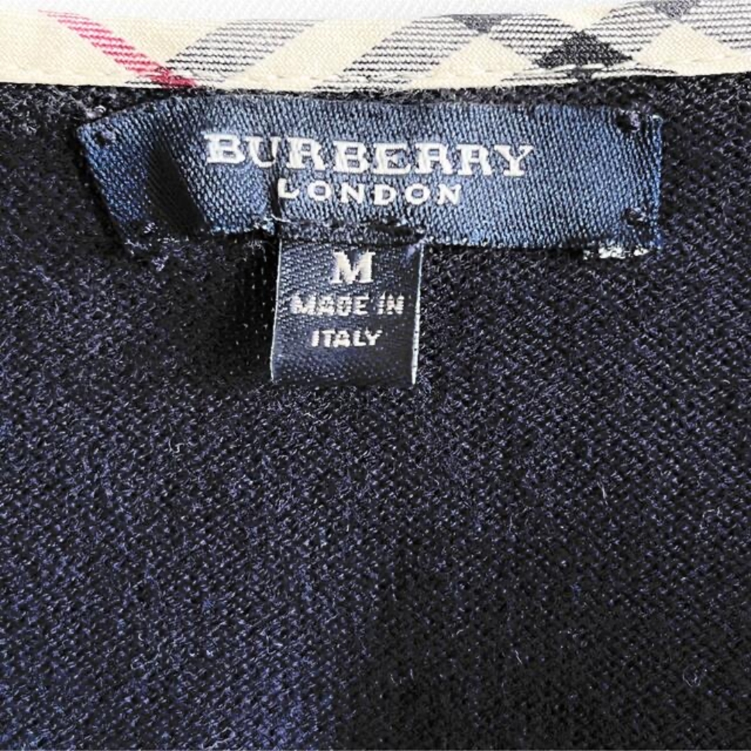 全国割引 【美品】BURBERRYノバチェックパイピングジップアップ