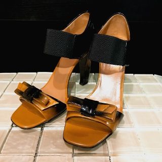 プラダ(PRADA)のPRADA☆プラダ☆リボンサンダル☆37 24cm(サンダル)