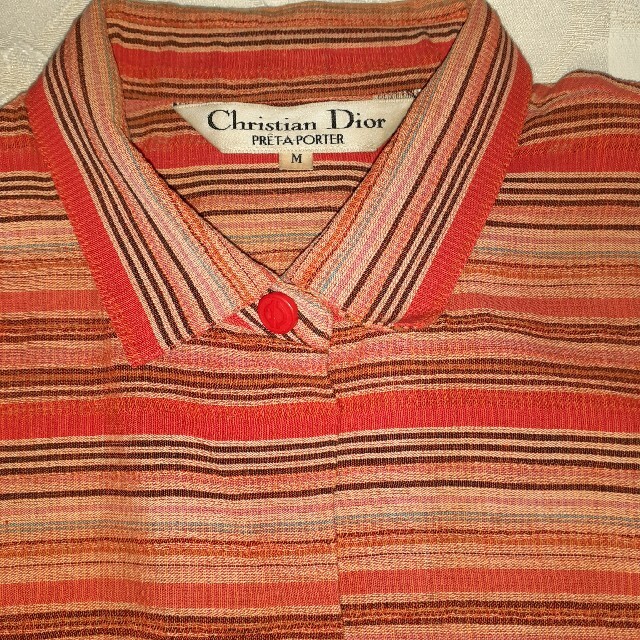 Christian Dior(クリスチャンディオール)のクリスチャン　ディオール⭐ノースリーブ　シャツ レディースのトップス(シャツ/ブラウス(半袖/袖なし))の商品写真