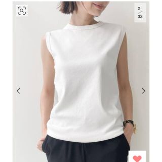 アパルトモンドゥーズィエムクラス(L'Appartement DEUXIEME CLASSE)のGOOD GRIEF!グッドグリーフCrew Neck Nosleeve Top(カットソー(半袖/袖なし))