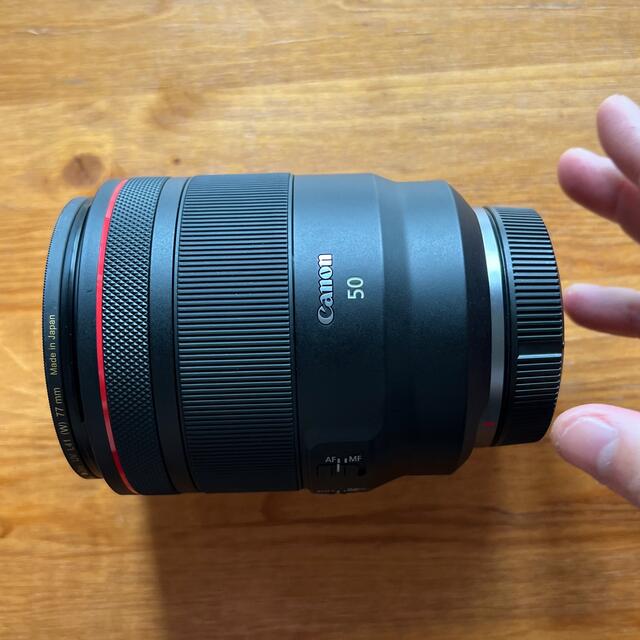 Canon(キヤノン)のCanon RF50F1.2L USM 高級保護フィルター付き スマホ/家電/カメラのカメラ(レンズ(単焦点))の商品写真