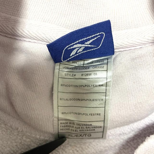 Reebok(リーボック)の956 海外古着 リーボック　スウェット　ハーフジップ　長袖 メンズのトップス(スウェット)の商品写真