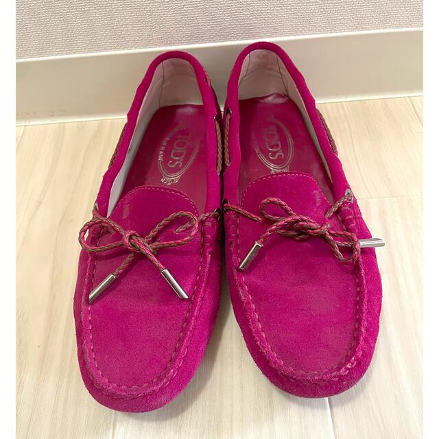 経典ブランド - TOD'S TOD'S ピンク ローファー ローファー+革靴