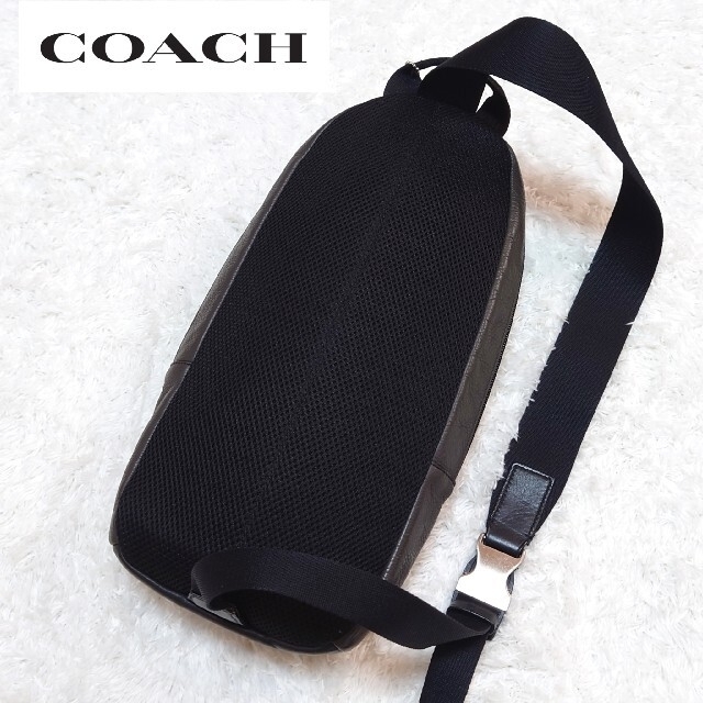 COACH コーチ ヘリテージスリングレザー 縦型 ボディバッグ メンズ
