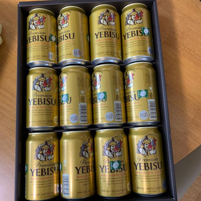 EVISU(エビス)のプレミアムエビスビール350ml12本 食品/飲料/酒の酒(ビール)の商品写真