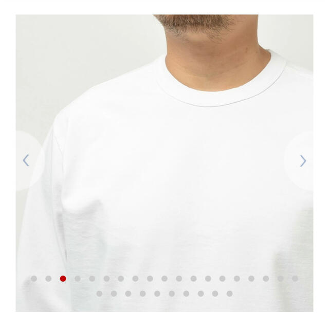 【正規品】STONE ISLAND ロンT 白 ストーンアイランド
