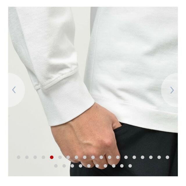 【正規品】STONE ISLAND ロンT 白 ストーンアイランド