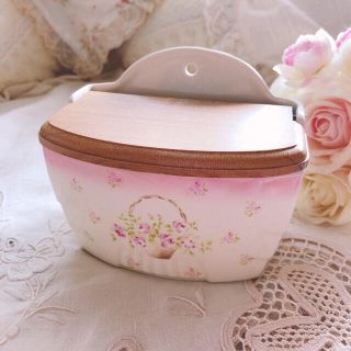 ノリタケ(Noritake)のお値下げ♡イマン♡ローズバスケット陶器アルメット缶マニーローズ薔薇ノリタケニトリ(収納/キッチン雑貨)