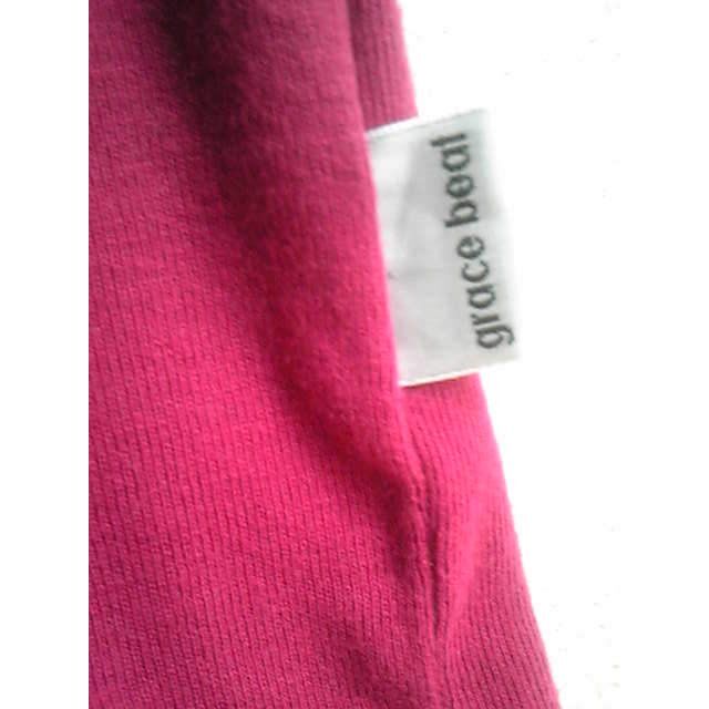 【美品】★ 濃いピンクのノースリーブTシャツ　M ★ レディースのトップス(カットソー(半袖/袖なし))の商品写真
