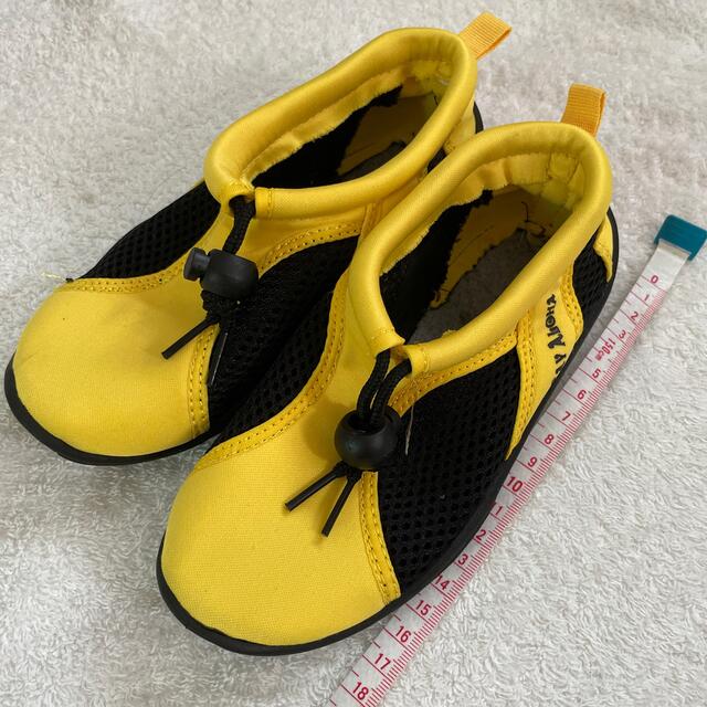 ウォーターサンダル　黄色　17㎝ キッズ/ベビー/マタニティのキッズ靴/シューズ(15cm~)(サンダル)の商品写真