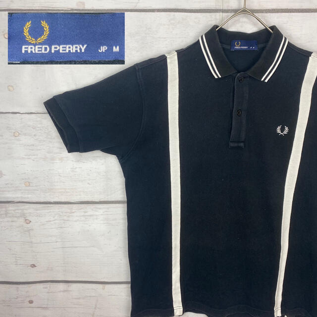 FRED PERRY ワンポイントロゴ刺繍ロングスリーブポロシャツ