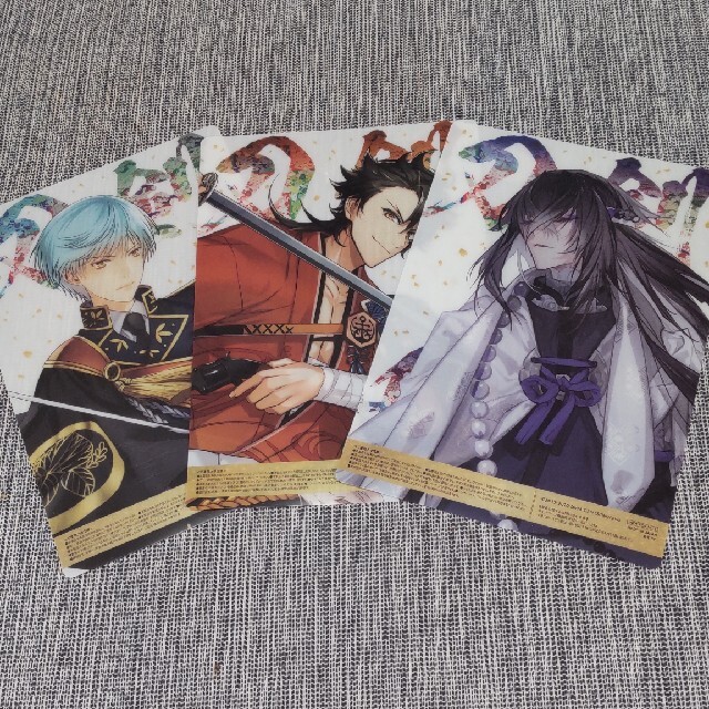 刀剣乱舞ONLINE　クリアポスター3種 エンタメ/ホビーのおもちゃ/ぬいぐるみ(キャラクターグッズ)の商品写真