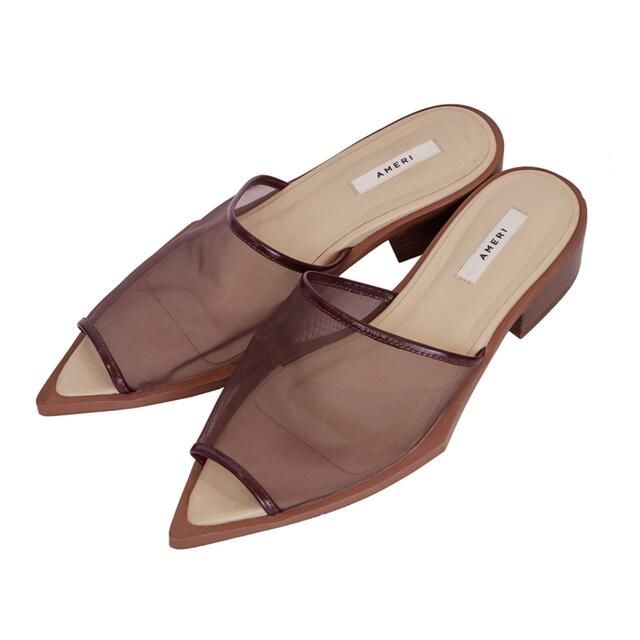 【Ameri】MEDI EDGE SOLE SHEER SANDALS